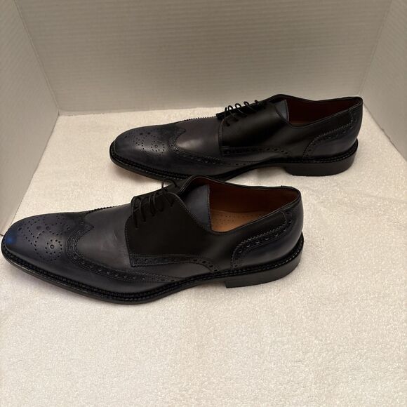 PAUL FREDRICK MENS MULTICOLOR WING TIPPED SHOES SZ  14 M PREPPY VTG STYLE main image 7